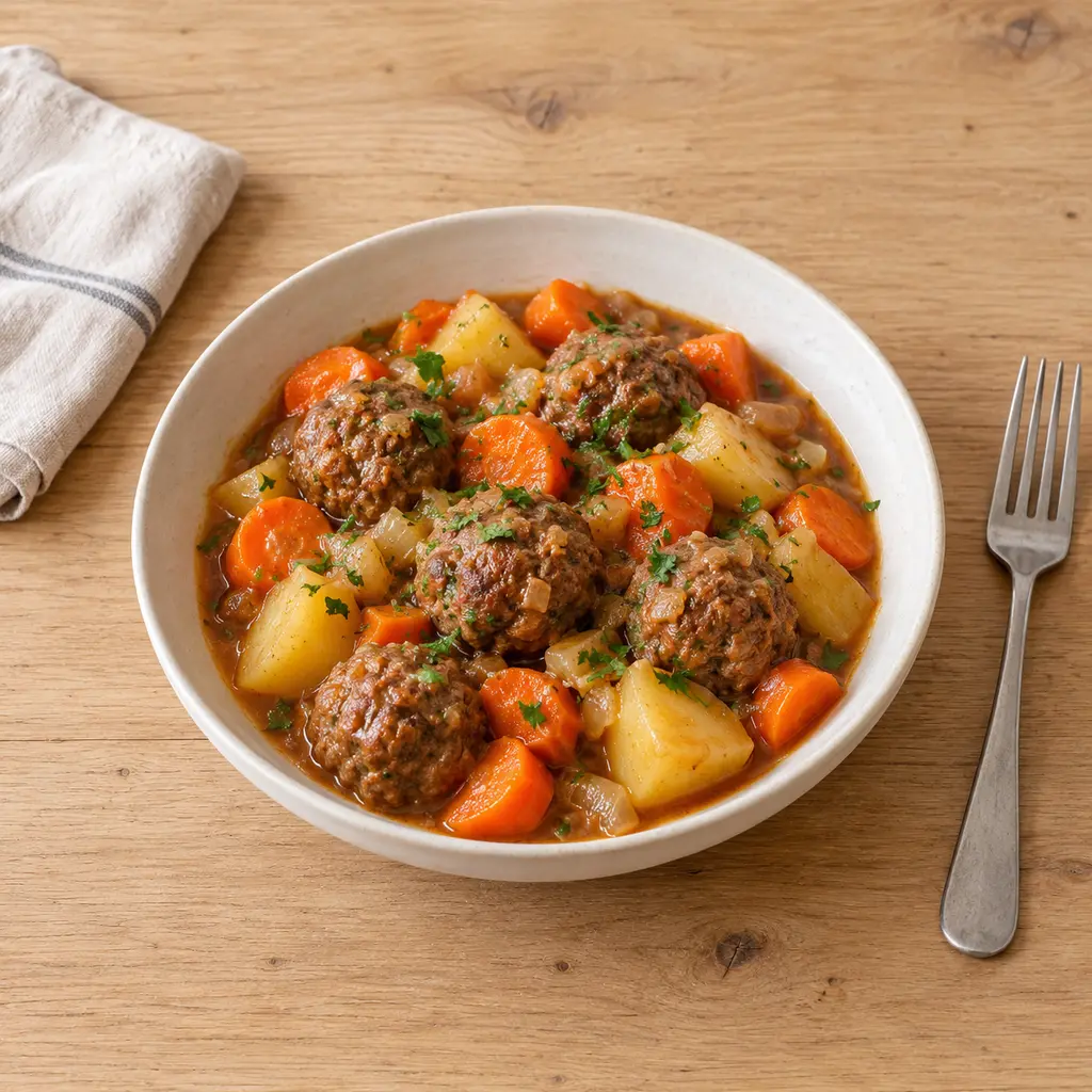 Boulettes façon boeuf-carottes