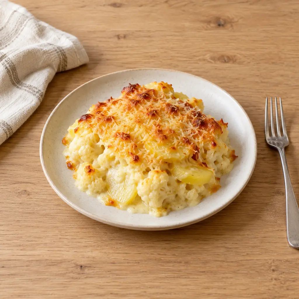 Gratin de chou-fleur au comté