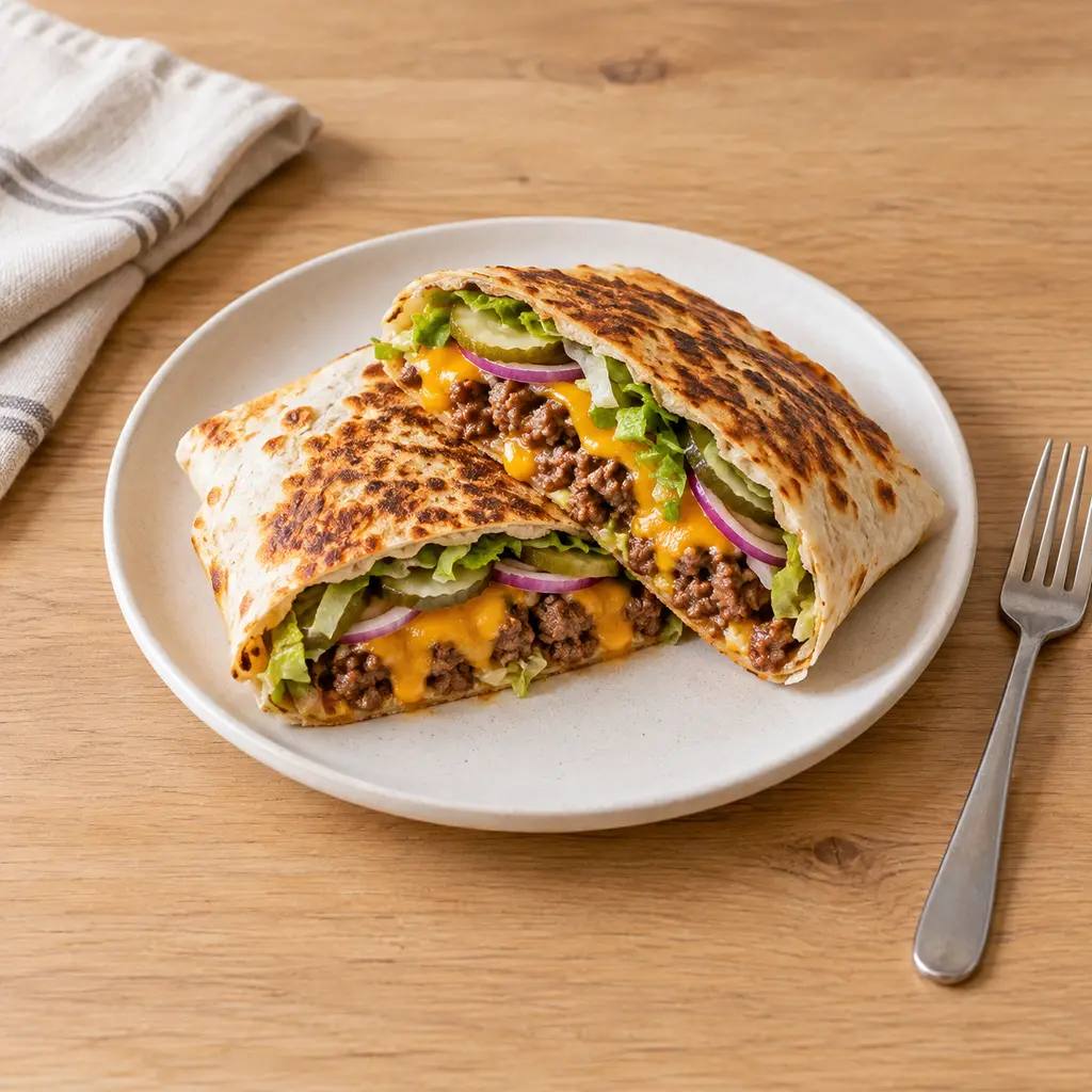 Smash tacos au boeuf, sauce burger