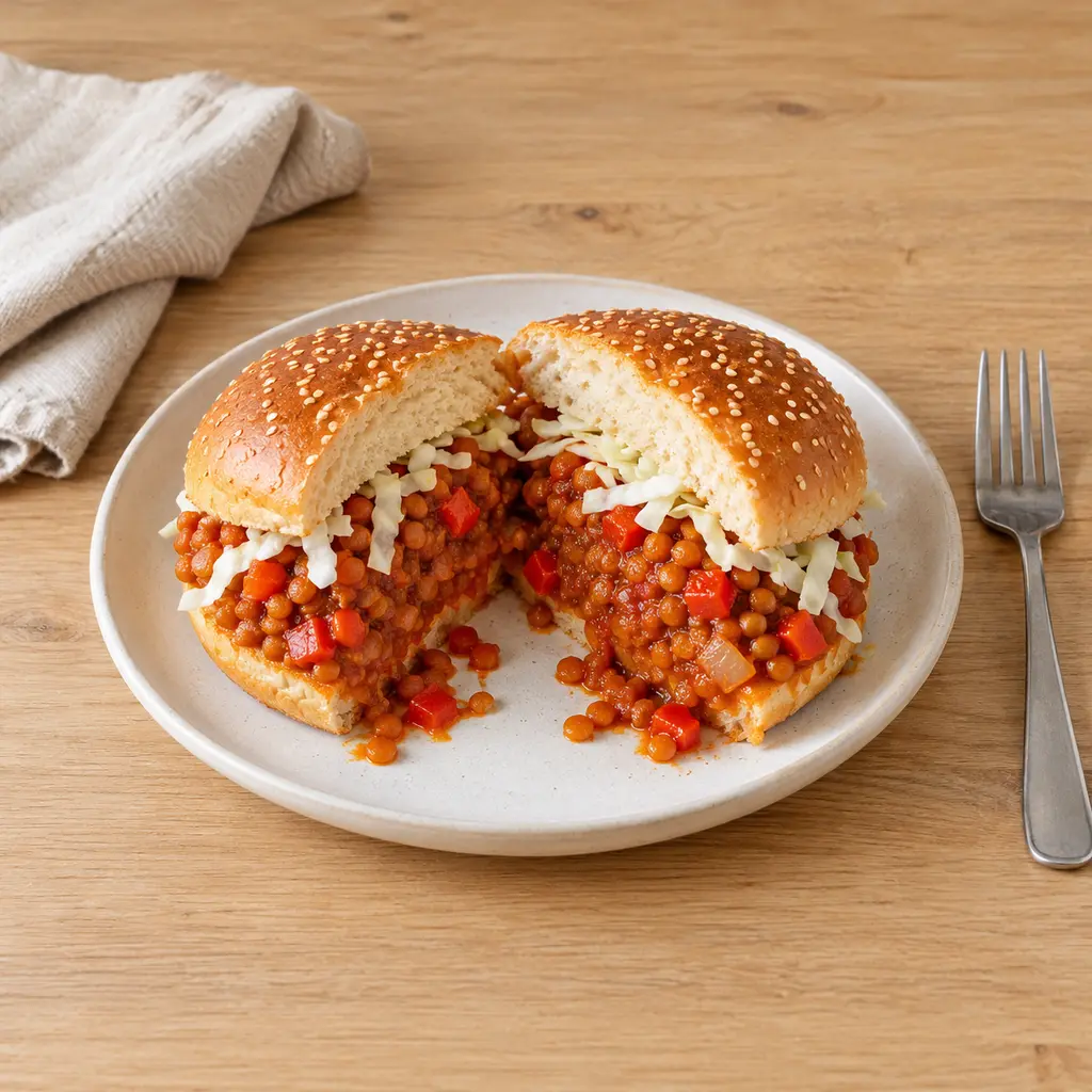 Sloppy joes aux lentilles